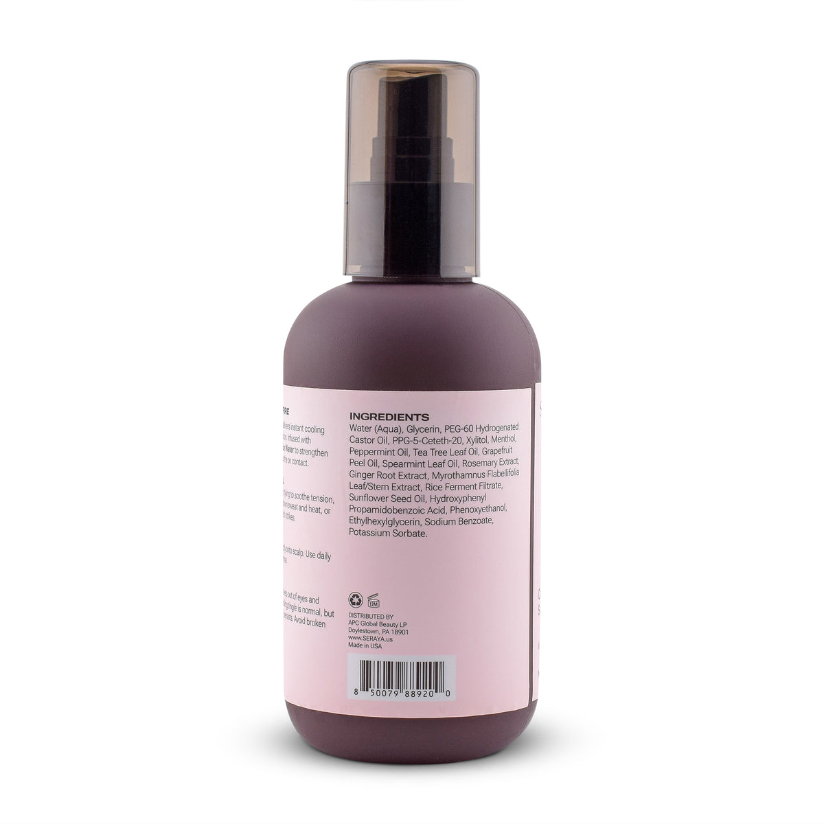Chill, Cooling Scalp Soothing Mist
