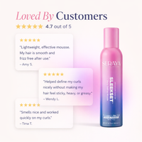 SleekSet mousse customer reviews: loved by customers, 4.7 out of 5